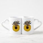 Lot De Mugs Papillons au tournesol<br><div class="desc">Ce design est le cadeau idéal pour un anniversaire,  Noël et d'autres célébrations. Il convient aux femmes,  aux hommes et aux enfants.</div>