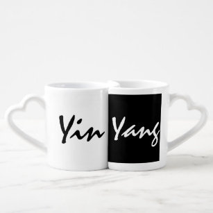 Lot De Mugs Yin & Yang