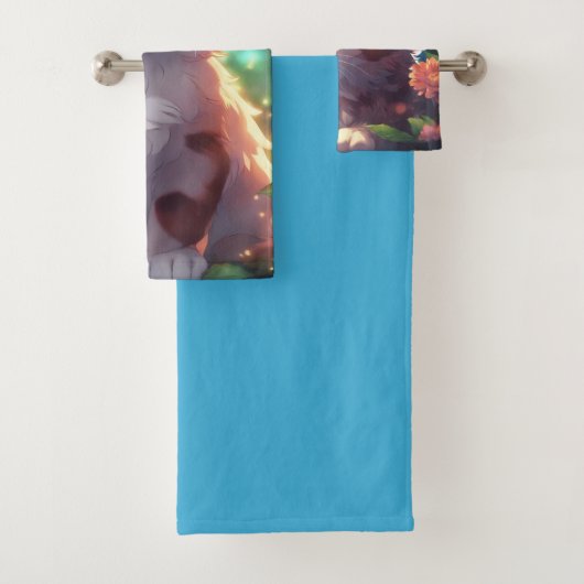 Lot de serviettes (En situation)