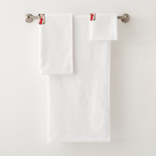 Lot de serviettes (En situation)