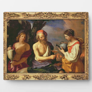 Lot en zijn dochters (olie op doek) 2 fotoplaat