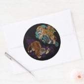 Lot in de sterren ronde sticker (Envelop)