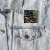 Lot Vierkante Button 5,1 Cm (In situ)