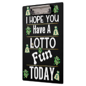 Loterij Scratch Ticket LOTTO Plezier Klembord (Links)