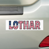 Lothar Nom Vorname USA Aufkleber Sticker Auto (En voiture)