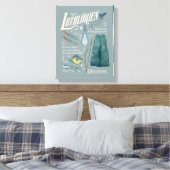 LOTHLORIEN™ Watercolor Collage Graphic Canvas Afdruk (Insitu (Slaapkamer))