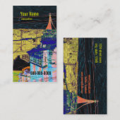 lotisseur, architecte, carte de visite de (Devant / Derrière)