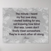 Lots All Along — Citation de Roumi — Impression d' (Devant)