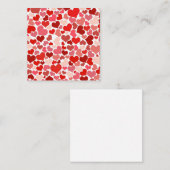 Lots de cartes de coeur (Devant / Derrière)