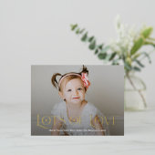 Lots of Love Foil Carte postale Saint Valentin (Debout devant)