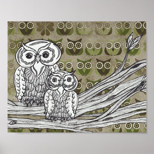 Lots of Owls Print (Voorkant)