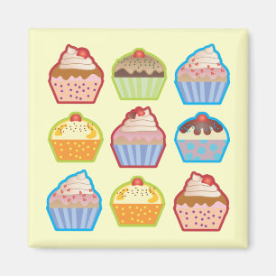 Lotsa Cupcakes Magnet Magneet