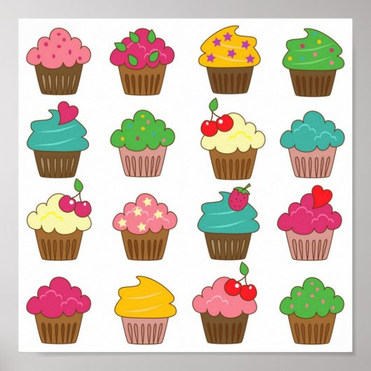 Lotsa Cupcakes Poster (Voorkant)