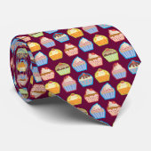 Lotsa Cupcakes Roze Stropdas (Opgerold)