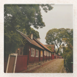 Lotsgatan - Sodermalm - Stockholm Glazen Onderzetter