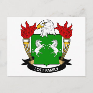Lott Family Crest Briefkaart