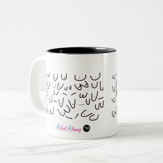 Lotta Foobs Two-Tone Coffee Mok (Voorkant links)