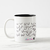 Lotta Foobs Two-Tone Coffee Mok (Links)