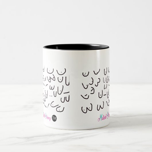 Lotta Foobs Two-Tone Coffee Mok (Center)