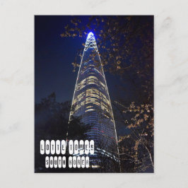 Lotte World Tower in Seoul Zuid-Korea Briefkaart