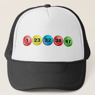 Lotterijbalken, 1, 23, 32, 38, 47 trucker pet