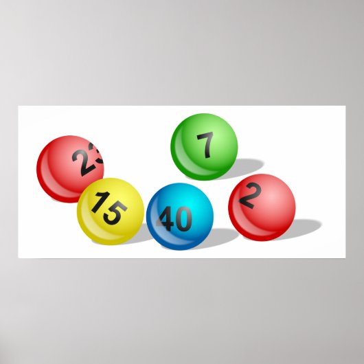 Lottery Balls Poster (Voorkant)