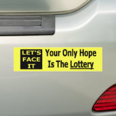 Lottery Bumpersticker (Op auto)