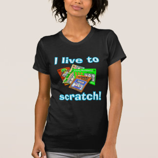 Lottery Scratch-off dark shirt