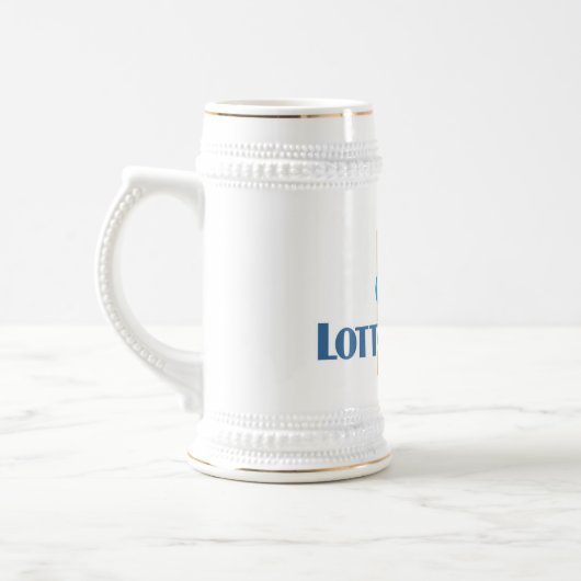 Lotto Addict's stein Bierpul (Links)