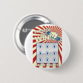 Lotto Scratch-kaart Ronde Button 5,7 Cm (Voorkant /achterkant)