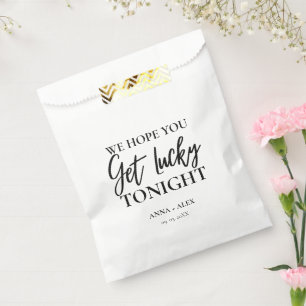 Lotto Wedding Favors Tassen Get Lucky Tonight Bedankzakje