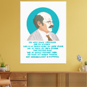 Lottogewinner Erwin Lindemann - Loriot - Funny Canvas Afdruk (Insitu (Woonkamer))