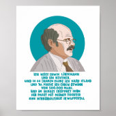 Lottogewinner Erwin Lindemann - Loriot - Funny Poster (Voorkant)