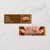 Lotus1 3" maigre" carte de visite x1 (Devant / Derrière)