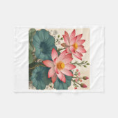 lotus1 fleece deken (Voorkant (Horizontaal))