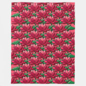 Lotus-afstandsbediening Fleece Deken (Voorkant)