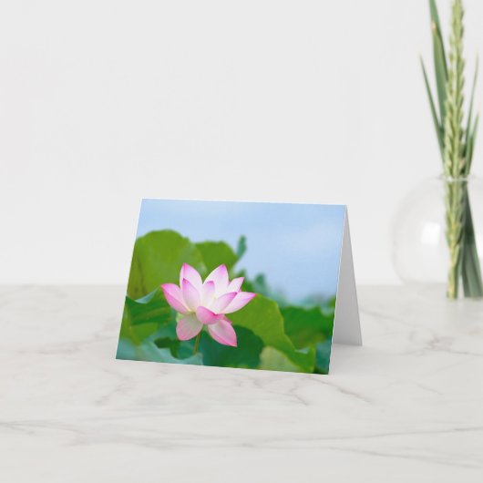 Lotus All Occasion Notecard Bedankkaart (Voorkant)