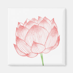 Lotus Art Magnet Magneet