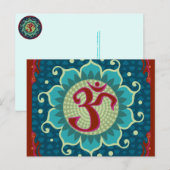 Lotus Aum - OM - Carte postale (Devant / Derrière)