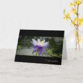 Lotus bleu • Carte de sympathie (Fleur jaune)