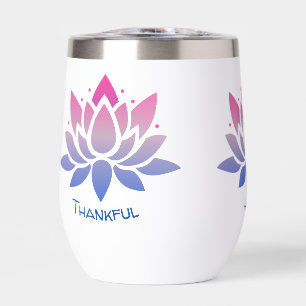 Lotus bloem aangepaste tekst