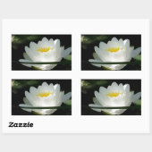 Lotus Bloem Cadeaus Rechthoekige Sticker (Vel)