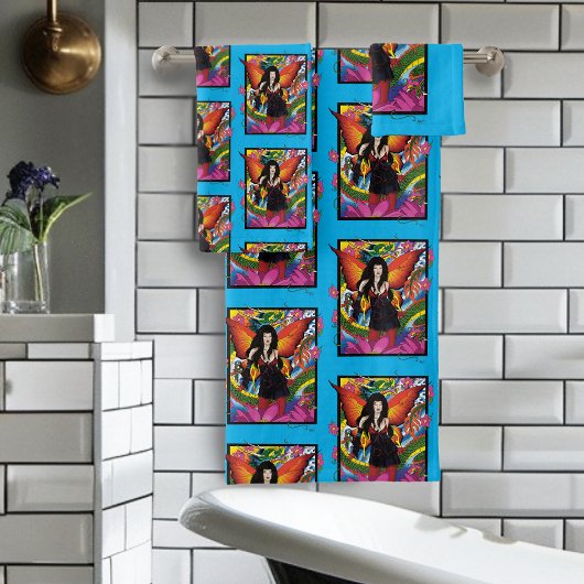 Lotus Bloem Chinese Waterdraak Bad Handdoek