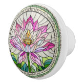 Lotus Bloem Mozaïek Kunst Keramische Knop (Rechts)