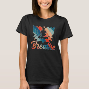 Lotus Bloem Yoga Ademhaling Meditatie Vrede Liefd T-shirt
