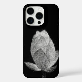Lotus Bloembollen Esthetische Schetskunst iPhone 16 Pro Hoesje