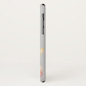 Lotus bloemen op grijs Case-Mate iPhone case (Achterkant/links)