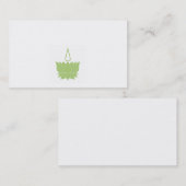 Lotus Bloemgroen Visitekaartje (Voorkant / Achterkant)