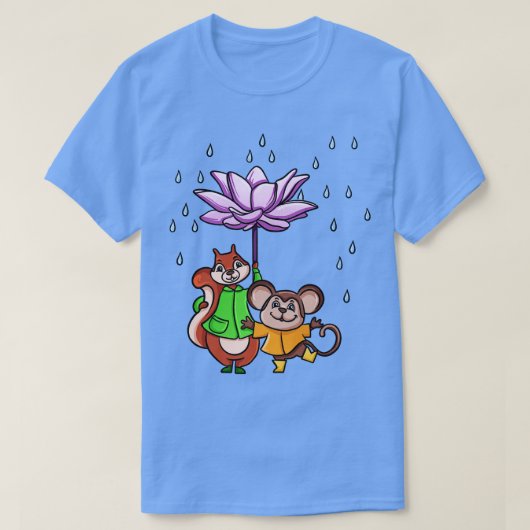 Lotus Bloemparaplu T-shirt (Design voorkant)