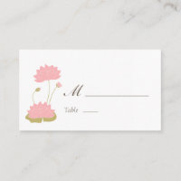 Lotus Bloom Place Card